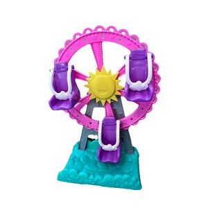 Barbie Club Chelsea Doll  Ferris Wheel Carnival Ride Spins Toy Mattel